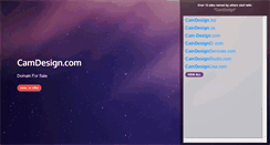 Desktop Screenshot of camdesign.com