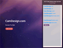 Tablet Screenshot of camdesign.com